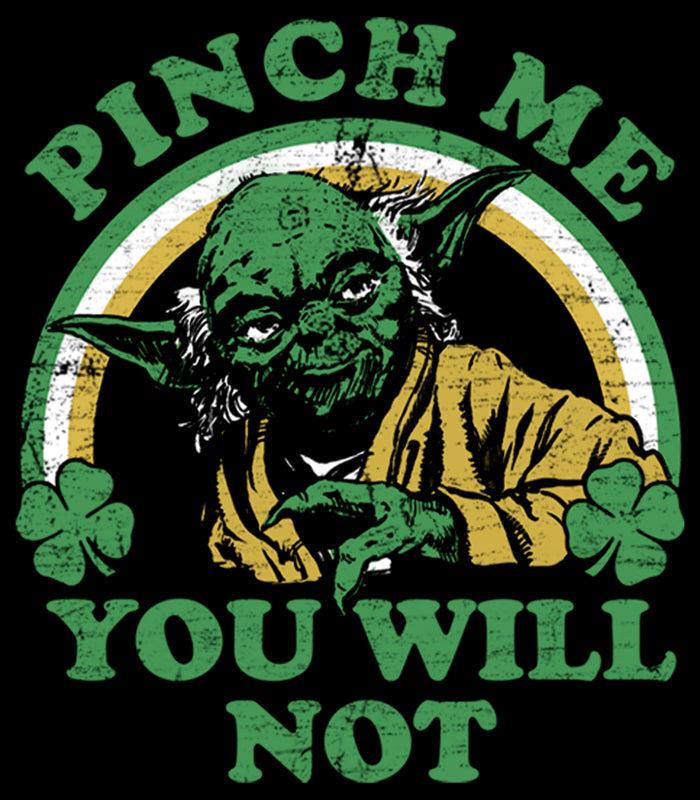 Fifth Sun Boy's Star Wars Yoda St. Patrick's Day Pinch Me You Will Not Pull Over Hoodie