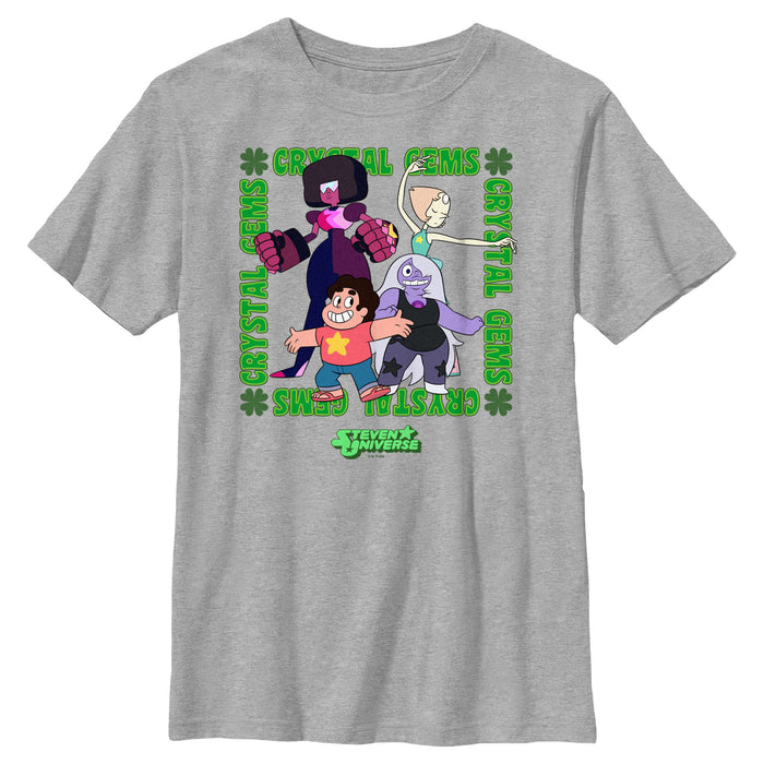 fifth sun Boy's Steven Universe Crystal Gems Frame T-Shirt