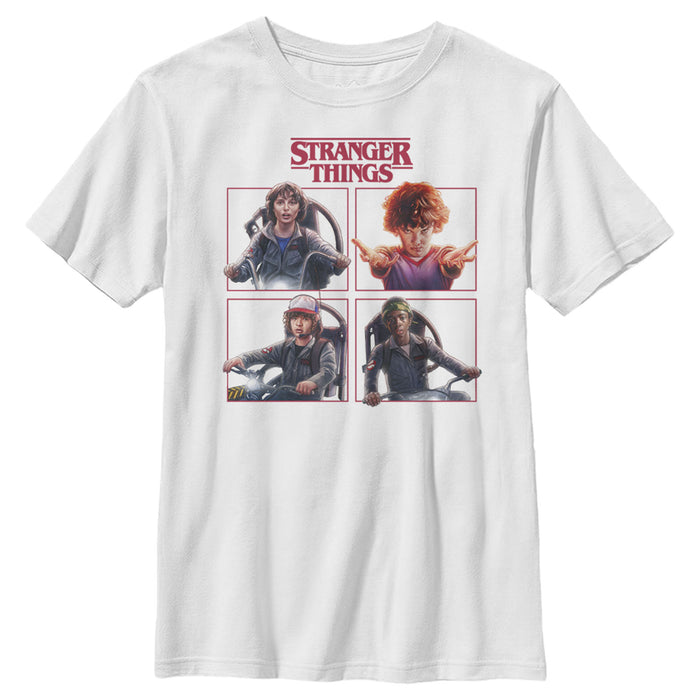 fifth sun Boy's Stranger Things Character Squares T-Shirt