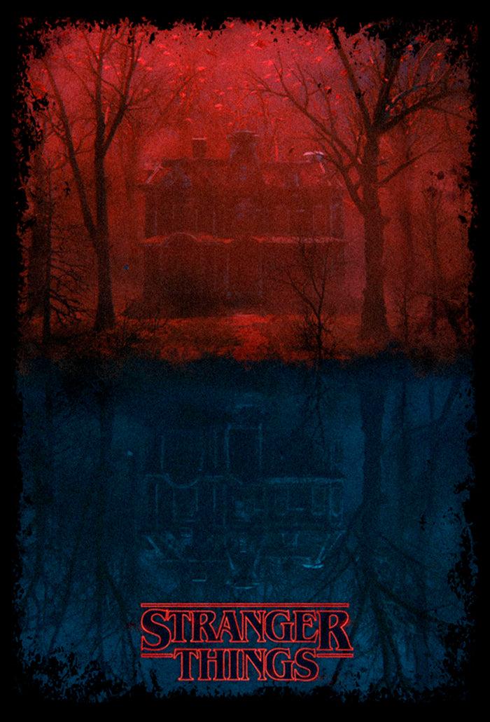 Fifth Sun Boy's Stranger Things Creel Household In The Upside Down T-Shirt