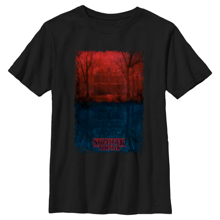 fifth sun Boy's Stranger Things Creel Household in The Upside Down T-Shirt