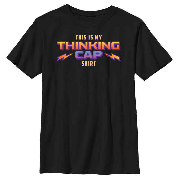 fifth sun Boy's Stranger Things Dustin's Thinking Cap Costume T-Shirt