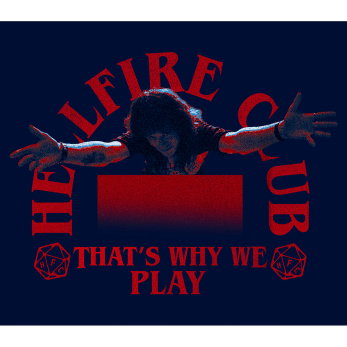 Fifth Sun Boy's Stranger Things Eddie Munson Hellfire Club That's Why We Play T-Shirt