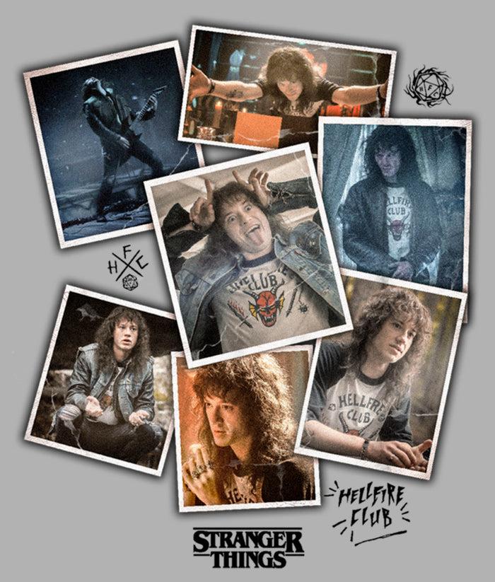 Fifth Sun Boy's Stranger Things Eddie Munson Photo Dump T-Shirt