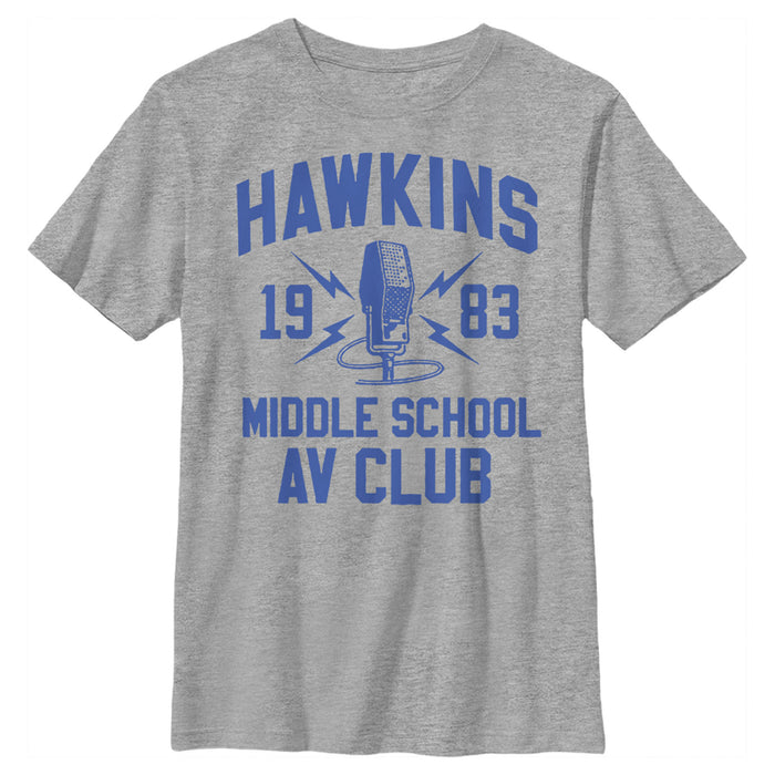 fifth sun Boy's Stranger Things Hawkins AV Club 1983 T-Shirt