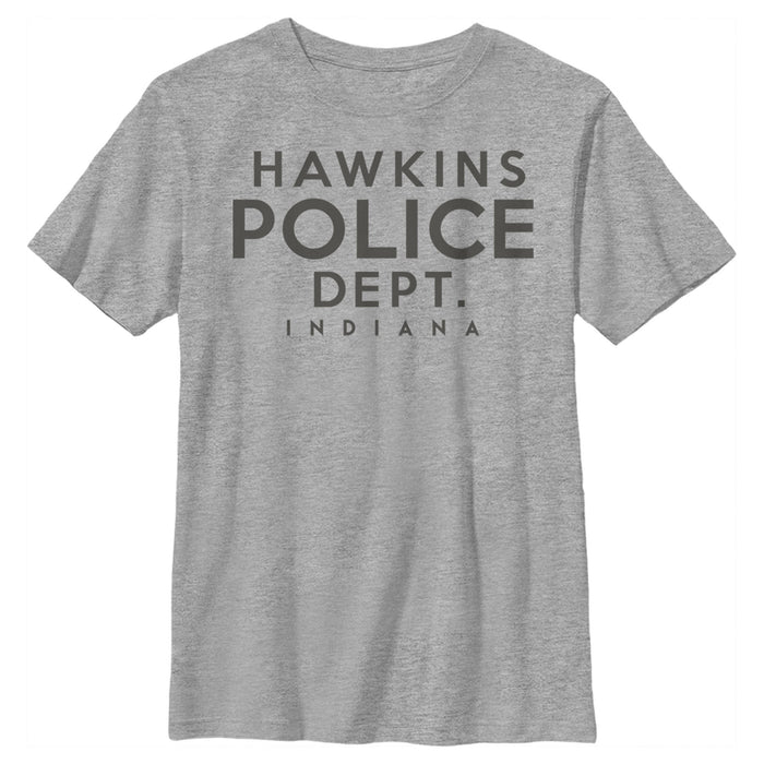 fifth sun Boy's Stranger Things Hawkins Police Department T-Shirt