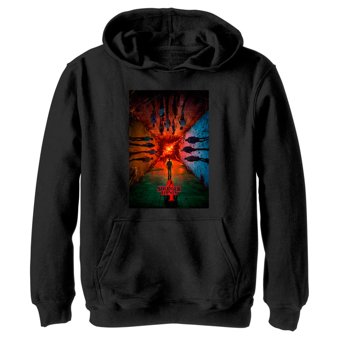 fifth sun Boy's Stranger Things Roads Apart Pull Over Hoodie