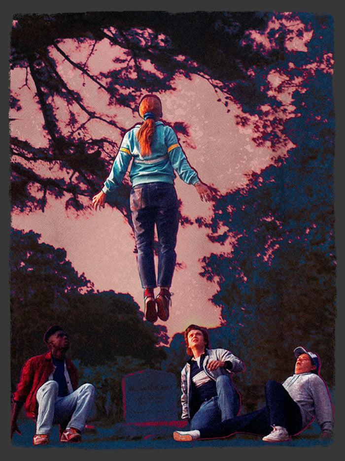 Fifth Sun Boy's Stranger Things Running Up That Hill T-Shirt