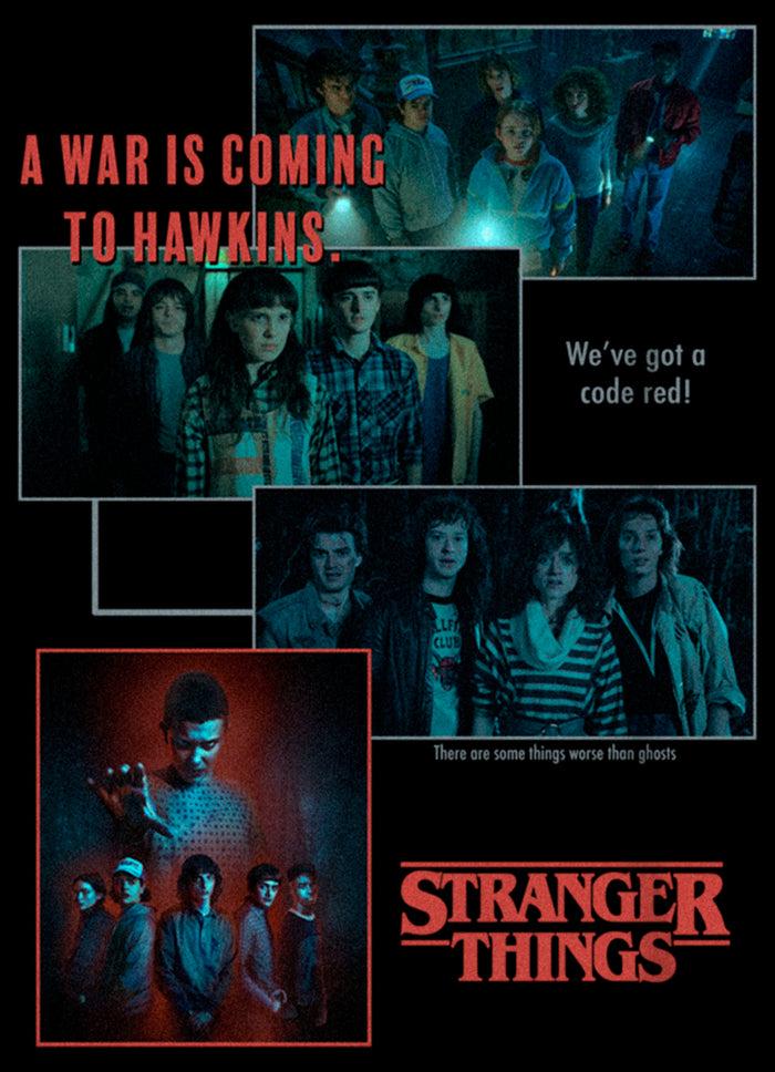 Fifth Sun Boy's Stranger Things Scenes Collage War Is Coming To Hawkins T-Shirt