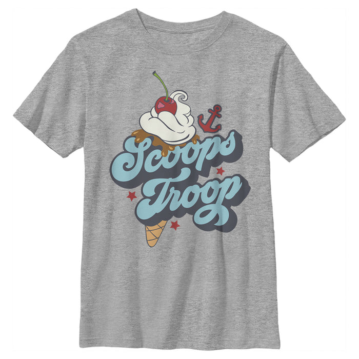 fifth sun Boy's Stranger Things Scoops Troop Ice T-Shirt