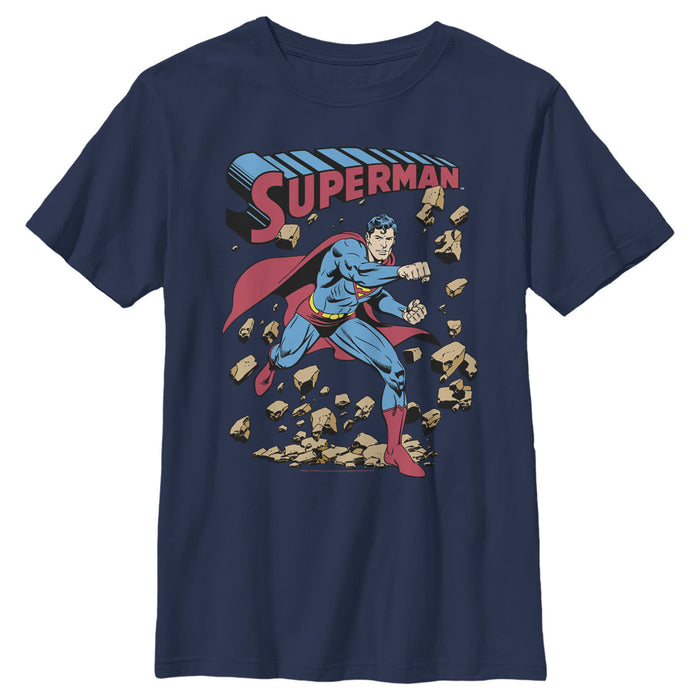 fifth sun Boy's Superman Hero Break Barriers T-Shirt