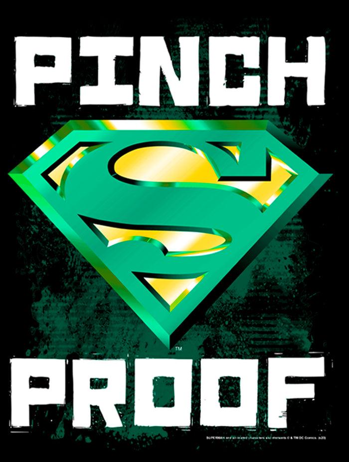 Fifth Sun Boy's Superman St. Patrick's Day Pinch Proof Logo T-Shirt