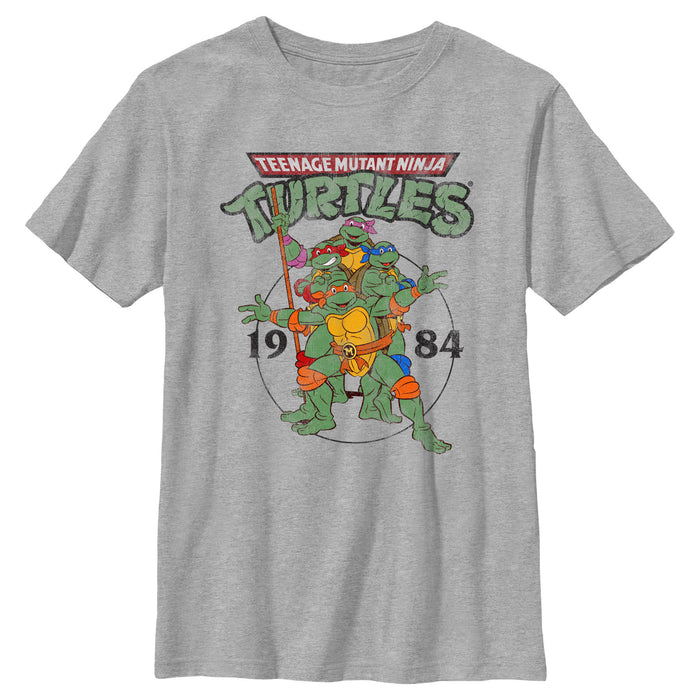 fifth sun Boy's Teenage Mutant Ninja Turtles 1984 Heroes T-Shirt