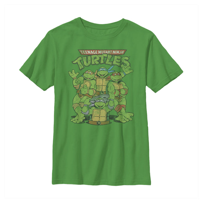 fifth sun Boy's Teenage Mutant Ninja Turtles Best Friend Shot T-Shirt