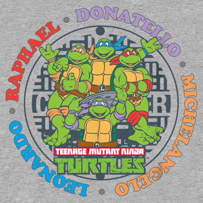 Fifth Sun Boy's Teenage Mutant Ninja Turtles Colorful Heroes Circle T-Shirt