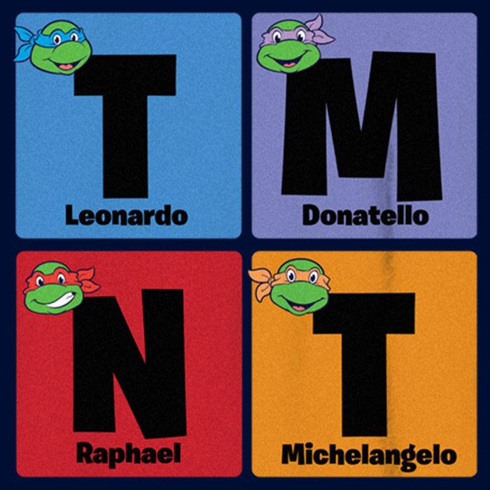 Fifth Sun Boy's Teenage Mutant Ninja Turtles Colorful Turtle Elements T-Shirt