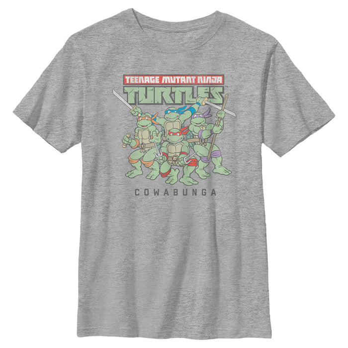 fifth sun Boy's Teenage Mutant Ninja Turtles Cowabunga T-Shirt