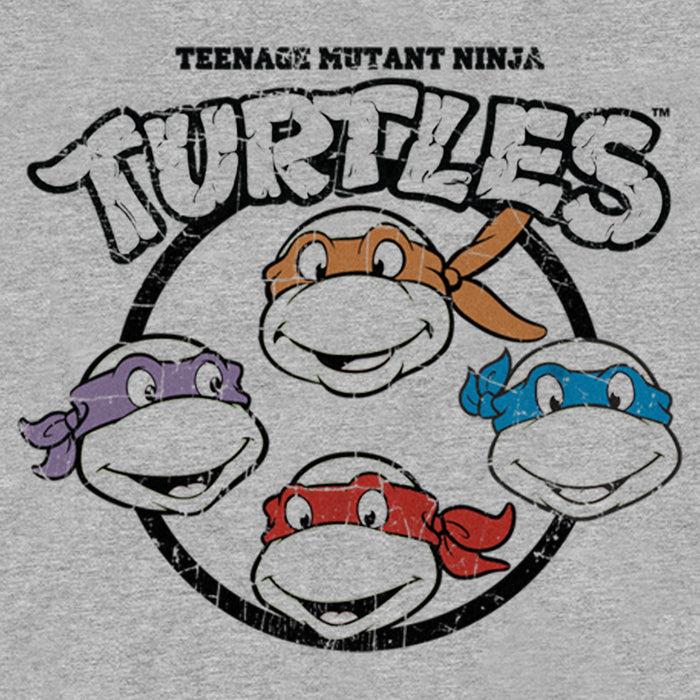 Fifth Sun Boy's Teenage Mutant Ninja Turtles Distressed Group Logo T-Shirt