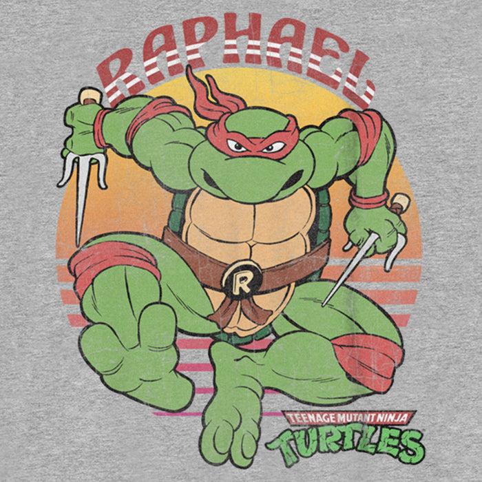 Fifth Sun Boy's Teenage Mutant Ninja Turtles Distressed Raphael In Action T-Shirt