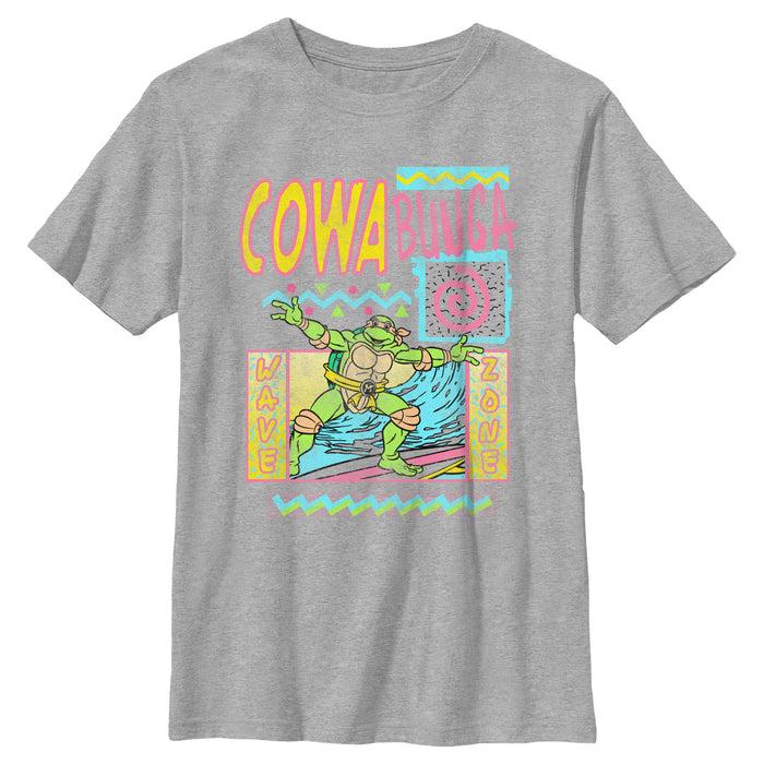 fifth sun Boy's Teenage Mutant Ninja Turtles Distressed Wave Zone Michelangelo T-Shirt
