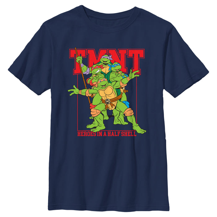 fifth sun Boy's Teenage Mutant Ninja Turtles Heroes in a Half Shell T-Shirt