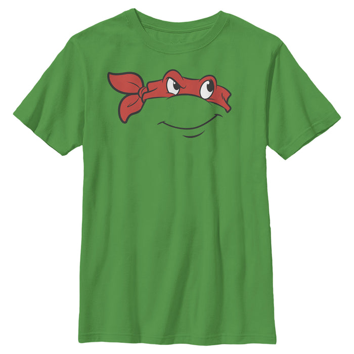 fifth sun Boy's Teenage Mutant Ninja Turtles Raphael Face T-Shirt