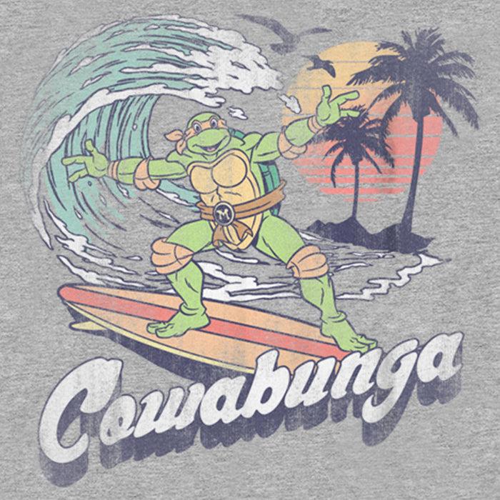 Fifth Sun Boy's Teenage Mutant Ninja Turtles Retro Cowabunga Michelangelo T-Shirt