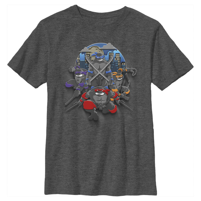 fifth sun Boy's Teenage Mutant Ninja Turtles Shadow Heroes T-Shirt