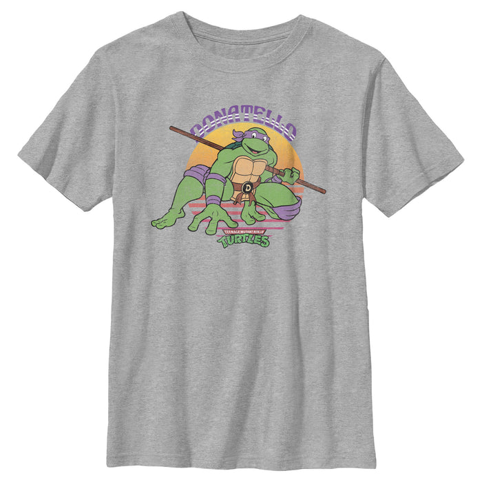 fifth sun Boy's Teenage Mutant Ninja Turtles Sunset Donatello in Action T-Shirt