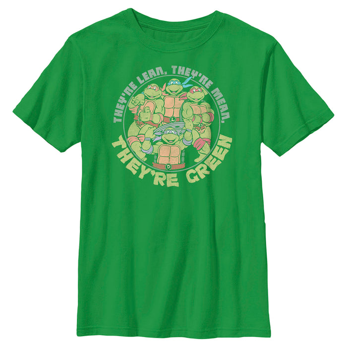 fifth sun Boy's Teenage Mutant Ninja Turtles They're Lean They're Green T-Shirt