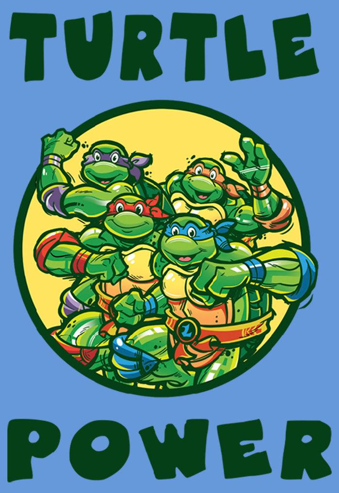 Fifth Sun Boy's Teenage Mutant Ninja Turtles Turtle Power Circle Performance Tee