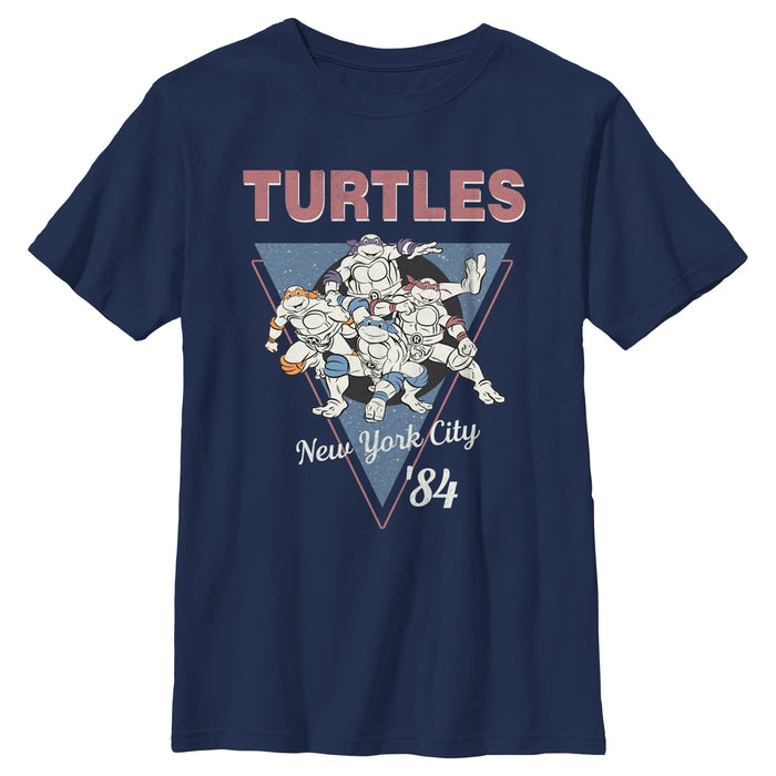 fifth sun Boy's Teenage Mutant Ninja Turtles Vintage Group Triangle T-Shirt