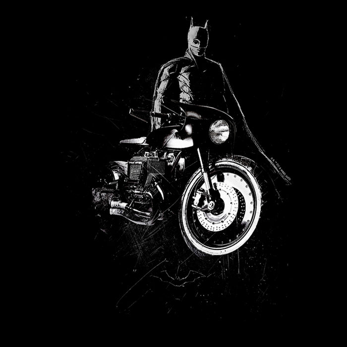 Fifth Sun Boy's The Batman Batcycle In The Shadows Pull Over Hoodie