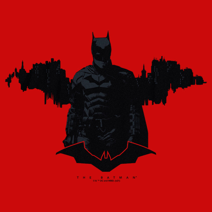 Fifth Sun Boy's The Batman Gotham Silhouette T-Shirt