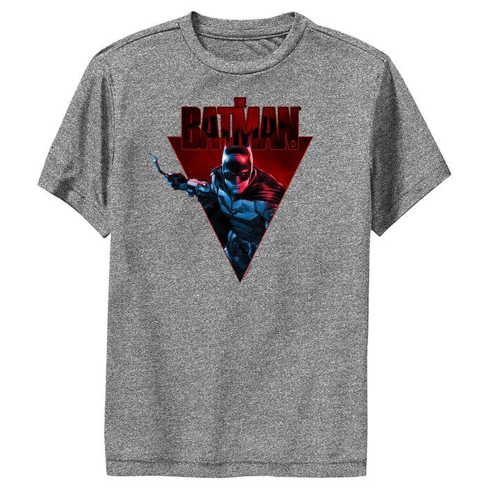 fifth sun Boy's The Batman Ready for Action Performance Tee