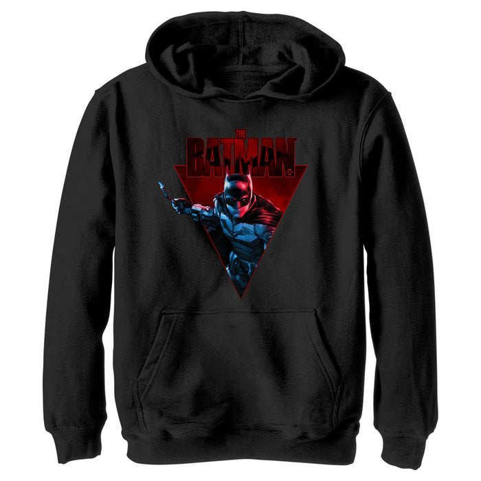 fifth sun Boy's The Batman Ready for Action Pull Over Hoodie