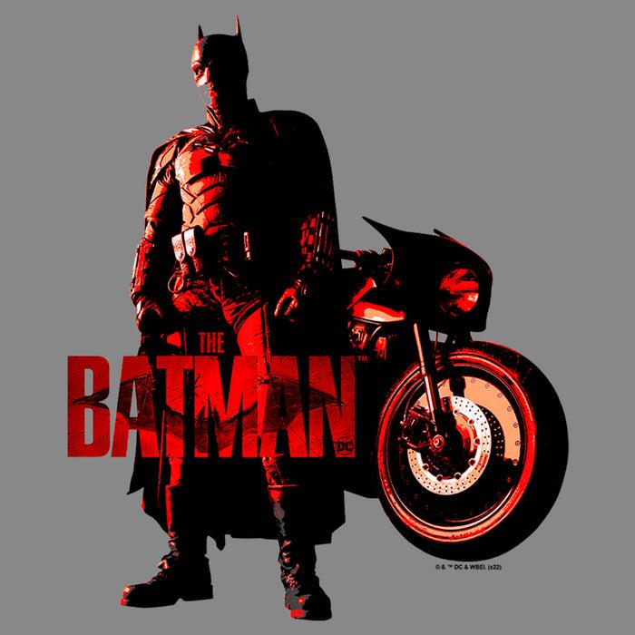 Fifth Sun Boy's The Batman Red Batcycle Performance Tee