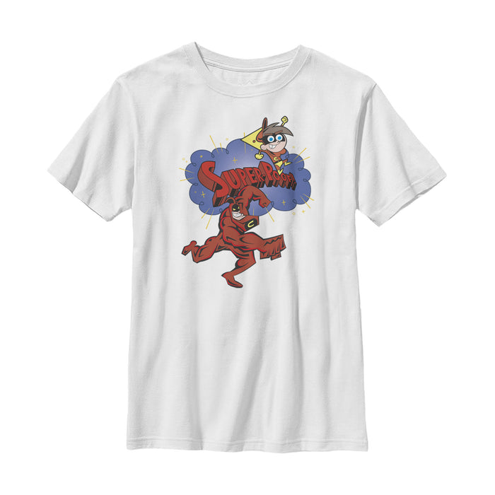 fifth sun Boy's The Fairly OddParents Super-Poof Hero T-Shirt