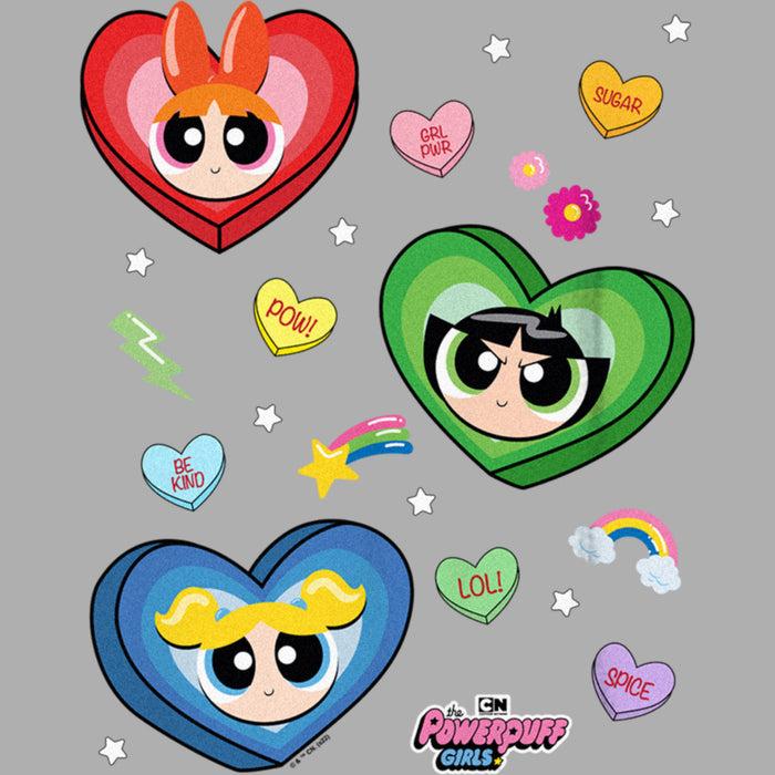 Fifth Sun Boy's The Powerpuff Girls Valentine's Day Conversation Hearts T-Shirt