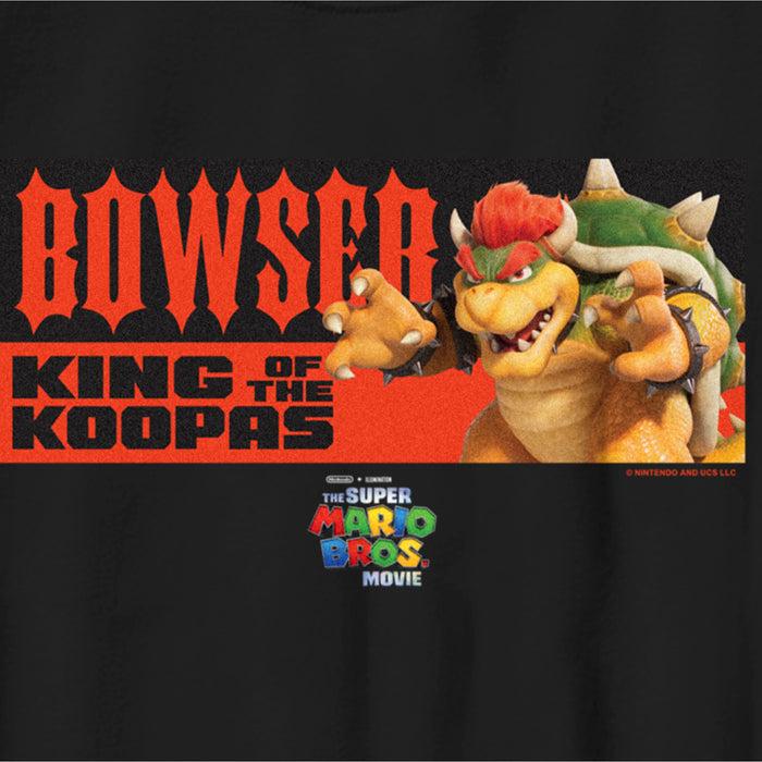 Fifth Sun Boy's The Super Mario Bros. Movie Bowser King Of The Koopas Portrait T-Shirt