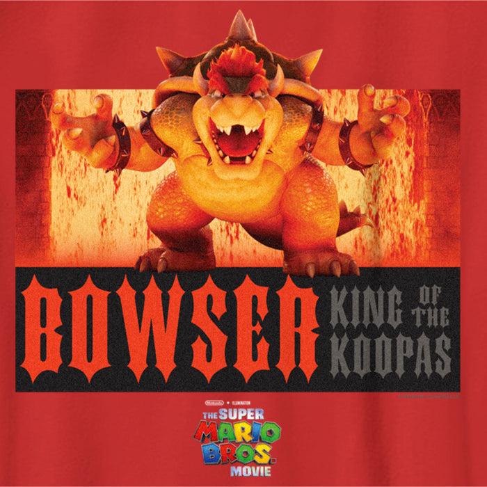 Fifth Sun Boy's The Super Mario Bros. Movie Bowser King Of The Koopas Fire Scene T-Shirt