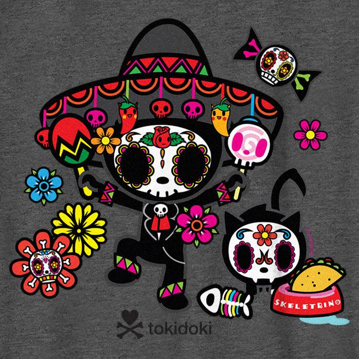 Fifth Sun Boy's Tokidoki Dia De Los Muertos Adios And Skeletrino T-Shirt