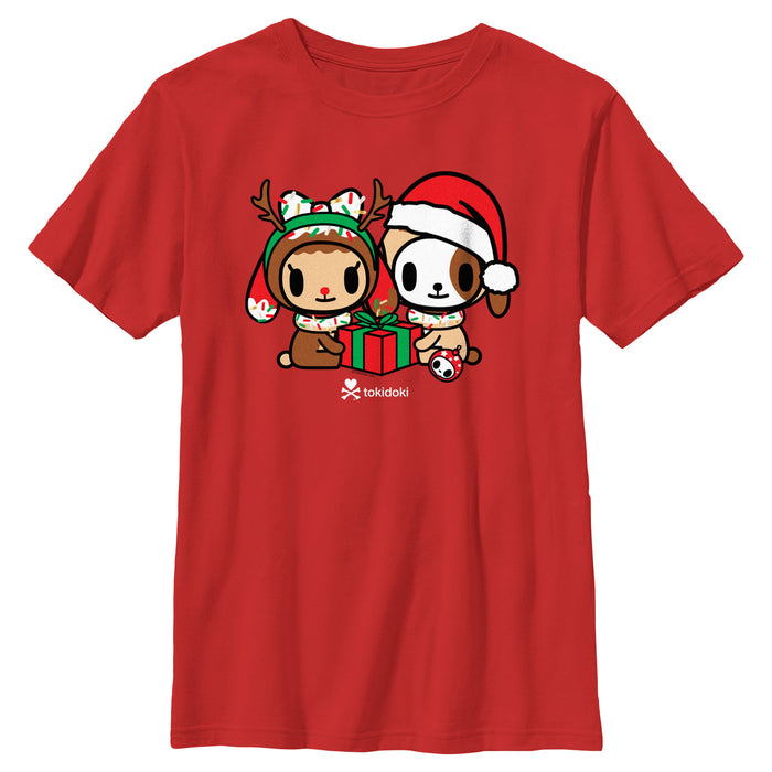 fifth sun Boy's Tokidoki Donutino and Donutina Present T-Shirt