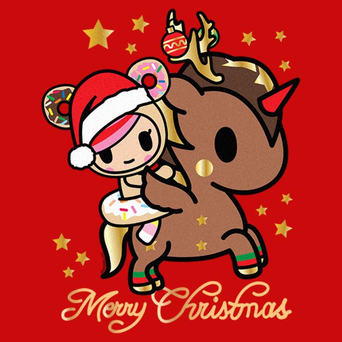 Fifth Sun Boy's Tokidoki Merry Christmas Donutella T-Shirt