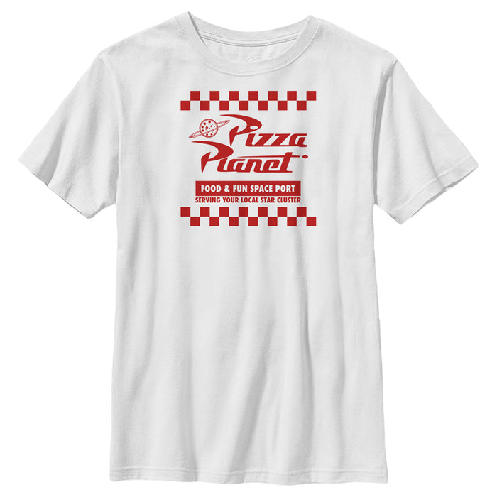Fifth Sun Boy's Toy Story Pizza Planet Uniform T-Shirt