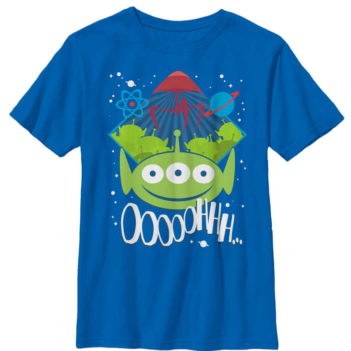 fifth sun Boy's Toy Story Three-Eyed Alien Party T-Shirt