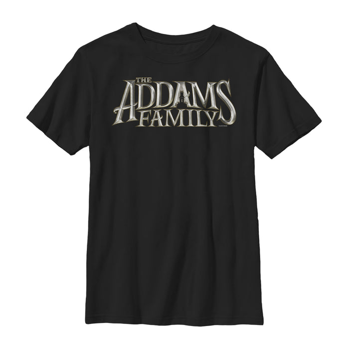 fifth sun Boy's Addams Family Movie Logo T-Shirt