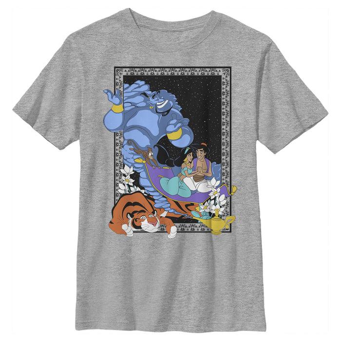 fifth sun Boy's Aladdin Character Frame T-Shirt