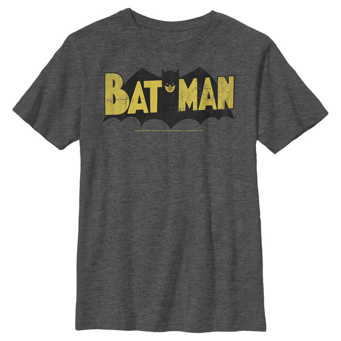 Fifth Sun Boy's Batman Logo Vintage T-Shirt