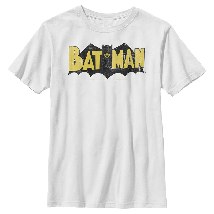 fifth sun Boy's Batman Logo Vintage T-Shirt